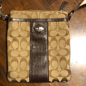 Coach monogram crossbody